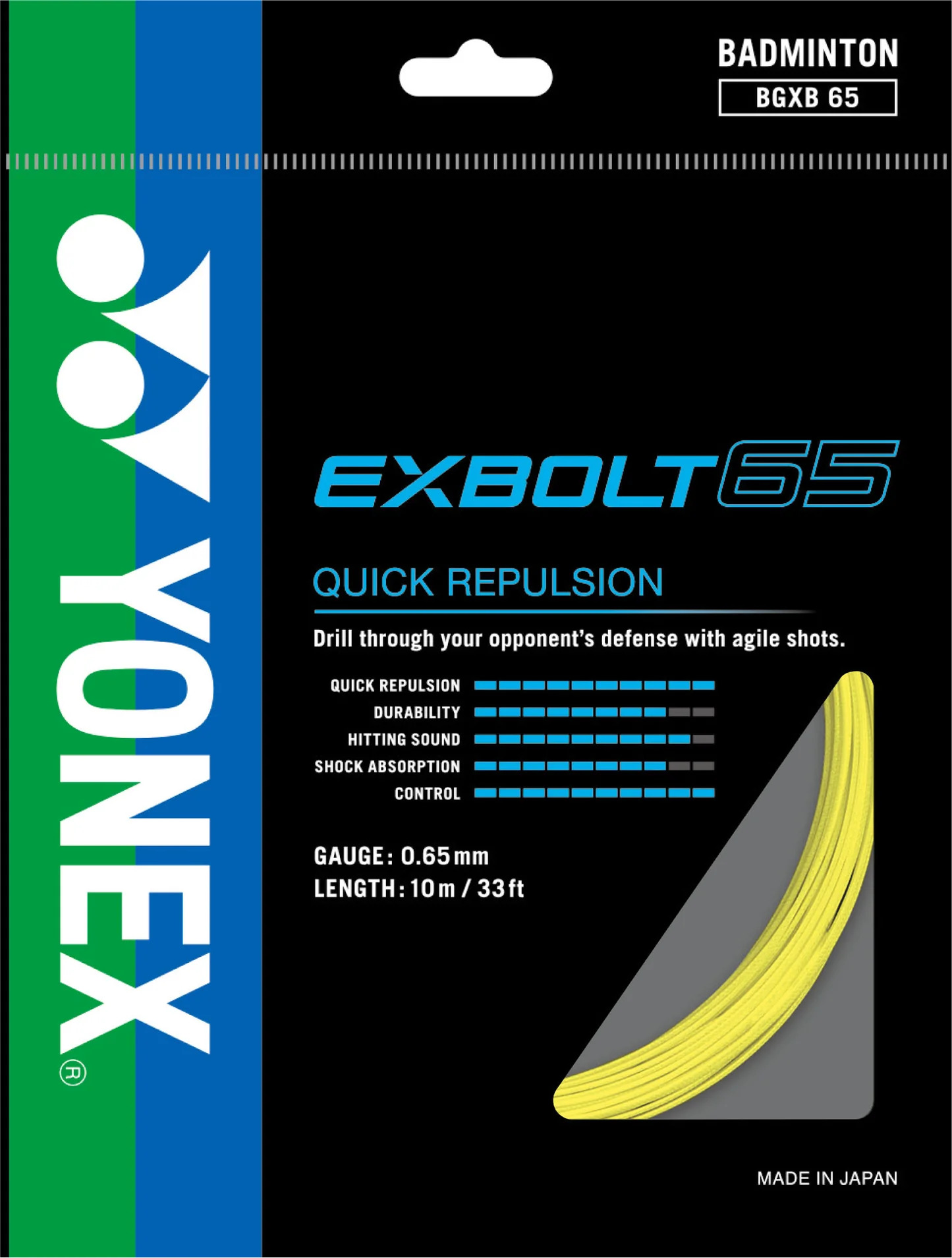 Yonex Exbolt 65 Badminton String